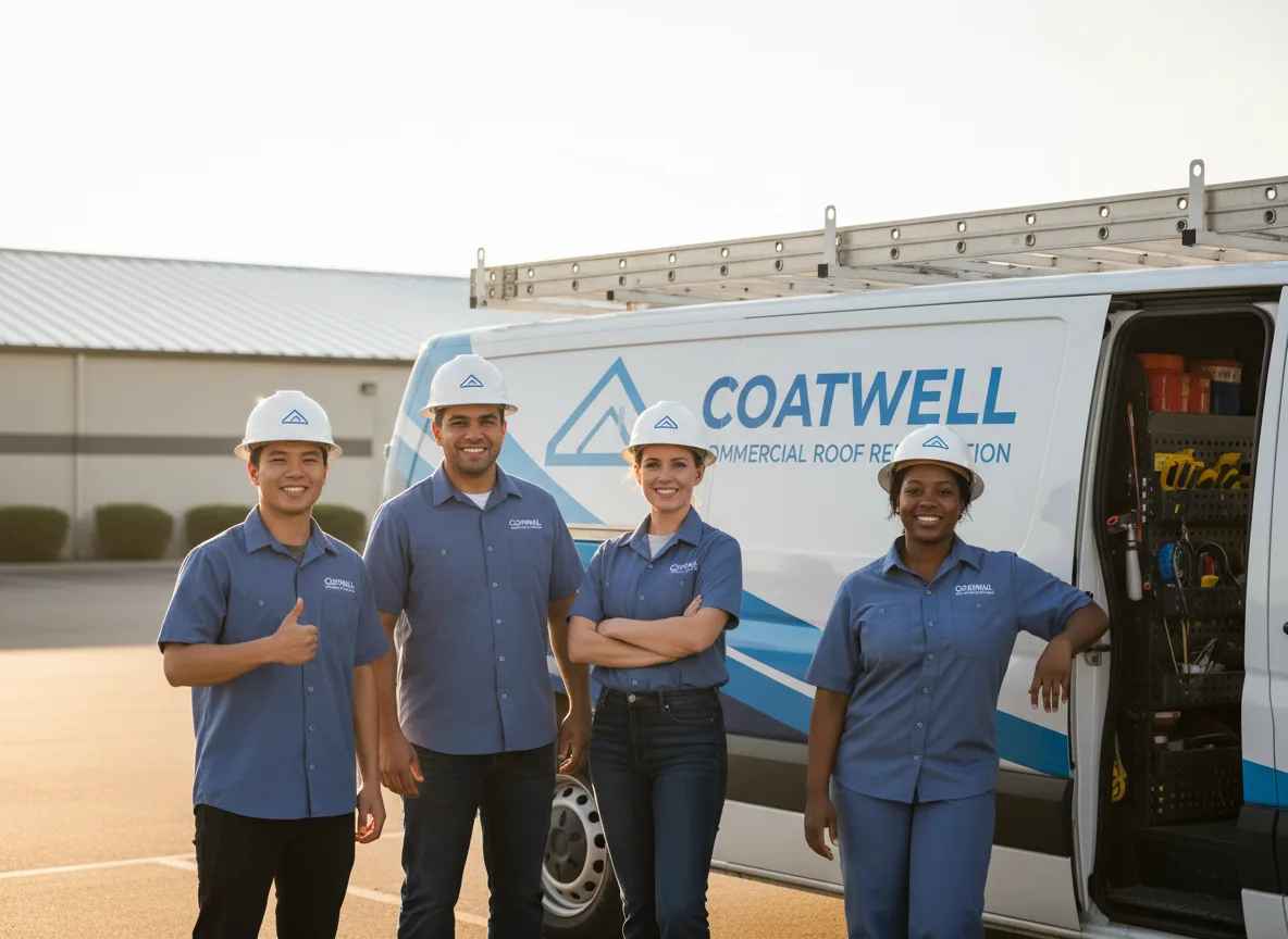 Commercial roof coating company in West Point, CA